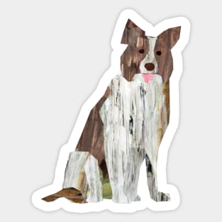Dog (border collie) Sticker